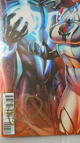 White Widow Comic Signed by Benny Powell Gold Signature - photo 2