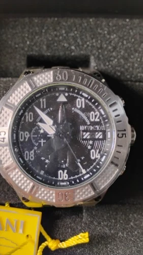 Invicta Aviator Ascend Men's Watch 50 Mm Black Band Brand New