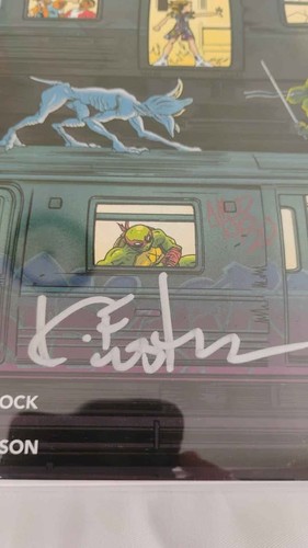 Ninja Turtles Comic Signed Kevin Eastman w/ COA - photo 2