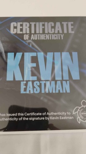 Ninja Turtles Comic Signed Kevin Eastman w/ COA - photo 3