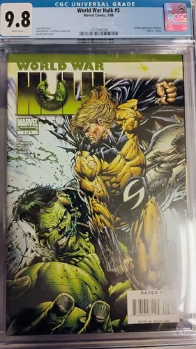 World War Hulk #5 CGC NM/M 9.8 White Pages Marvel 2007