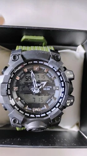 Invicta Activa Neo X Men's Watch 55 Mm Green Band Brand New