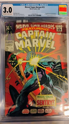 Marvel Super-Heroes #13 Comic (Marvel Comics March 1968) Slab 3.