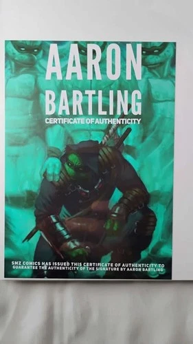 Ninja Turtles Comic signed by Aaron Battling with COA and RARE S - photo 4