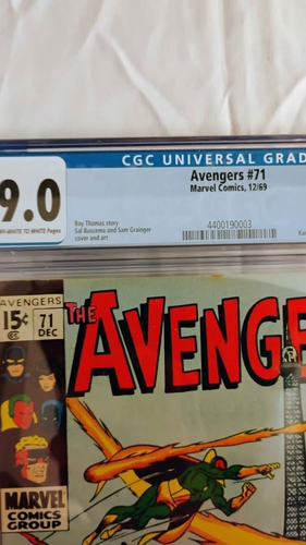 Avengers #71 comic slab 9.0 - photo 2