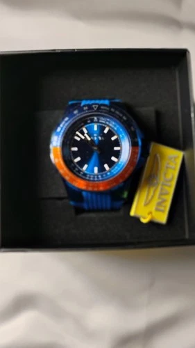 Invicta Aviator Men's Watch 50 Mm Blue Band Brand New - photo 2