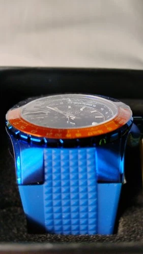 Invicta Aviator Men's Watch 50 Mm Blue Band Brand New - photo 3