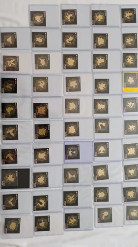 Pokemon 24K Gold Sticker Lot 48 Of 50 (No Mew or Snorlax)