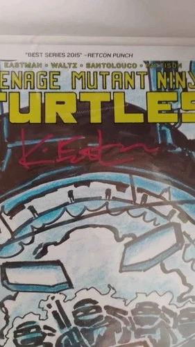 TMNT 56 RE Signed Eastman #58 - 2 Books (1 Signed) - photo 2