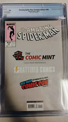 AMAZING SPIDER-MAN #300 CGC 9.8 FACSIMILE BLACK VARIANT - photo 2