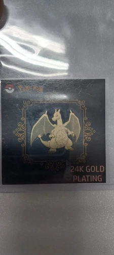 Pokemon 24k Charizard Sticker