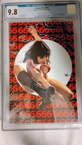 Vampirella 9.8 Comic Slab Marco Turini Variant