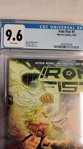 Iron Fist #1 Comic Slab 9.6 - photo 2