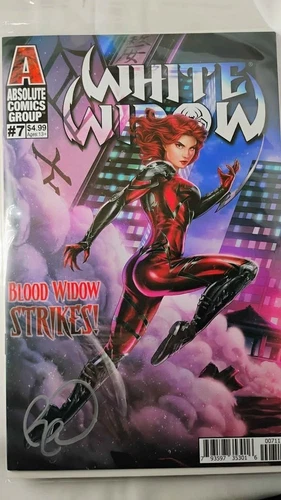 White Widow comic signed by Benny Powell