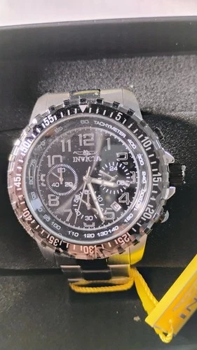 Invicta Specialty Men's Watch 45mm Steel Black Band