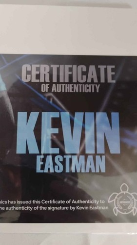 Ninja Turtles 18 Comic Signed by Kevin Eastman w/ COA - photo 3