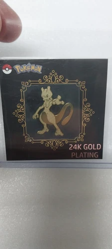 Pokemon 24k Mewtwo Sticker - photo 3