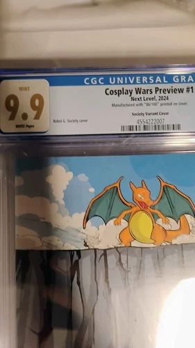 Cosplay Wars Pokemon Comic Slabs 9.8 & Rare 9.9 - photo 2