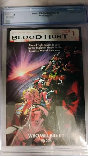 Scarlet Witch and Quicksilver #2 Derek Chew Variant Comic Slab - photo 2