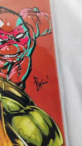 Teenage Mutant Ninja Turtles Signed And Sketched By Eskivo - photo 3