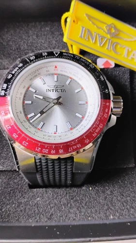 Invicta Aviator Men's Watch 50 Mm Black Band Brand New - photo 2