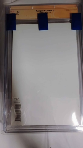 Avengers X Sanction 1 IRON MAN Signed/Sketched Escoza RARE - photo 3