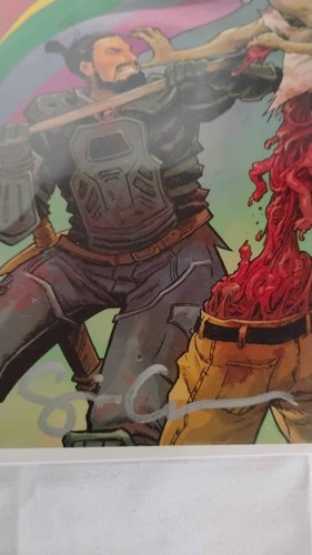 The Walking Dead comic The roads end 168 signed by Sina Grace - photo 2