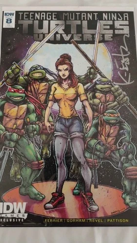 Ninja Turtles Comic - Signed by Kevin Eastman - Turtles Universe