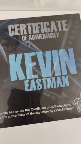 Ninja Turtles Comic Signed by Kevin Eastman w/ COA - TMNT Advent - photo 3