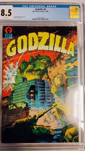 Godzilla #4 (Dark Horse Comics November 1988) 8.5 comic slab