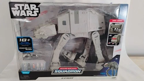 3 New Star Wars Micro Galaxy Squadrons At-At Walker & Imperial t - photo 2