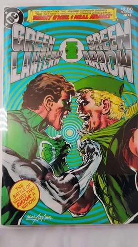 Green Lantern Green Arrow #1 Comic + Neal Adams Signed Poster - photo 4