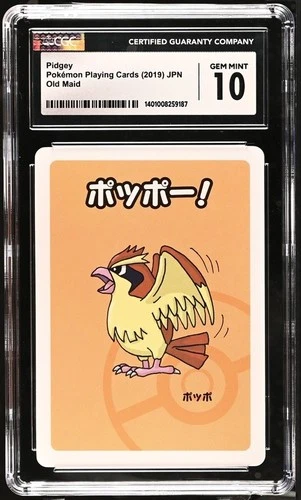 2019 Pokemon Pidgey Japanese Old Maid CGC 10