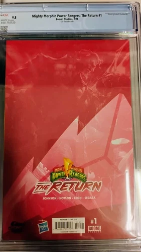 Mighty Morphin Power Rangers: The Return #1 Tao Variant slab 9.8 - photo 2