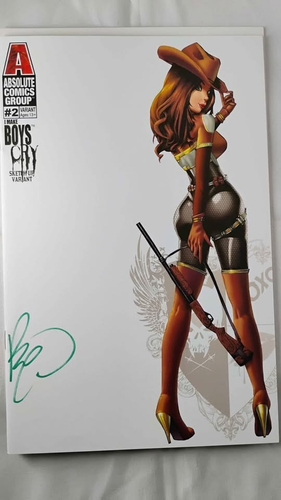 I Make Boys Cry 2 comic signed by Benny Powell green signature