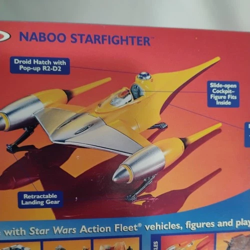 Star Wars Episode I Naboo Starfighter 1998 Galoob SEALED - photo 5