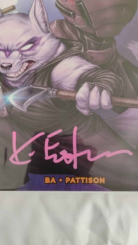 Ninja Turtles The Armageddon Game comic Signed by Kevin Eastman - photo 2