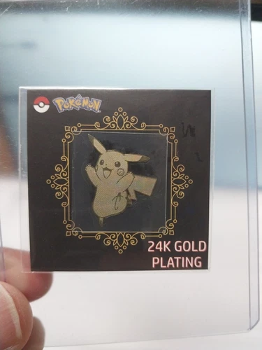 Pokemon 24k Pikachu Sticker - photo 5