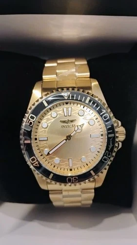 Invicta Pro Diver Men's Watch 43mm Gold Tone