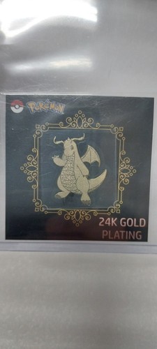 Pokemon 24k Dragonite Sticker