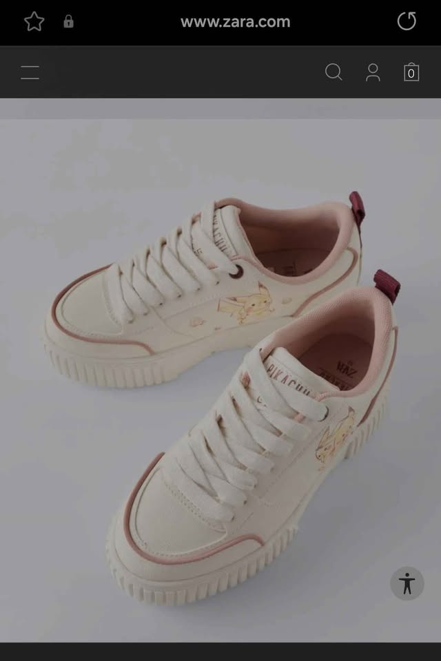 Brand new Zara Pikachu Pokemon Trainers sneakers