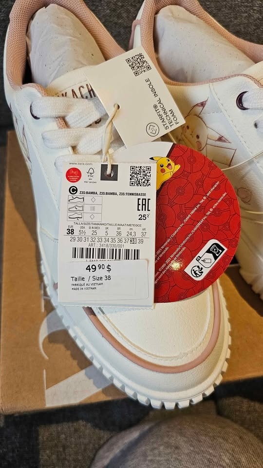 Brand new Zara Pikachu Pokemon Trainers sneakers - photo 4