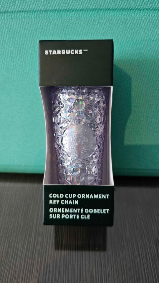 Brand new Starbucks cold cup ornament keychain 2024