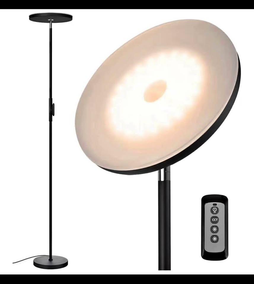 Floor lamps with remote & touch control. 3 color temperatures, l