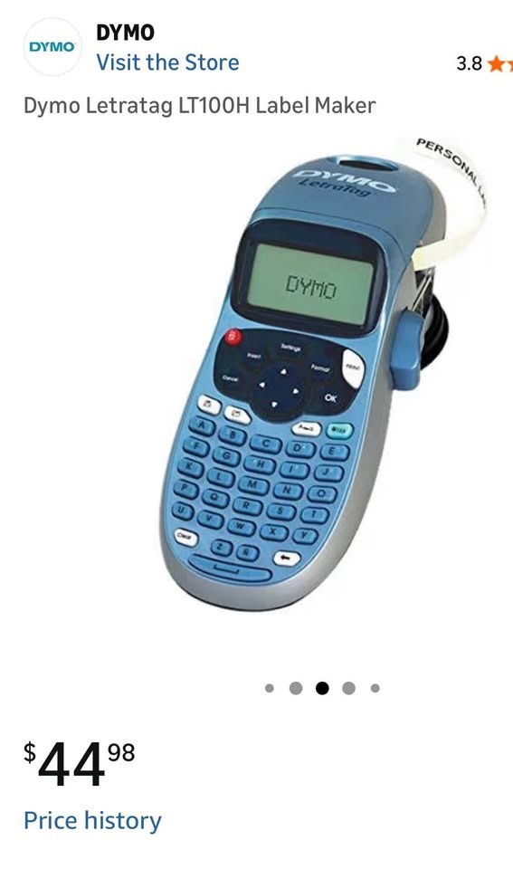 Dymo Letratag LT100H Label Maker - photo 3
