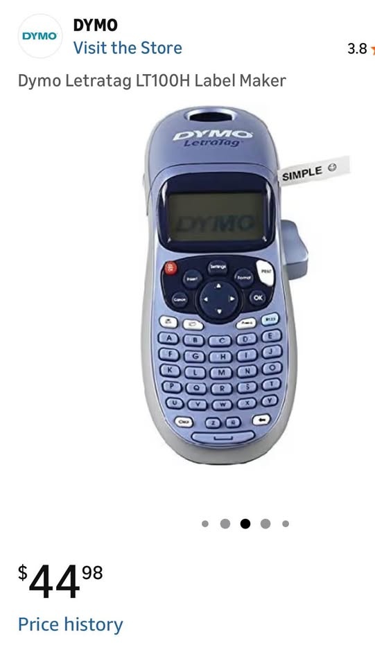 Dymo Letratag LT100H Label Maker - photo 4