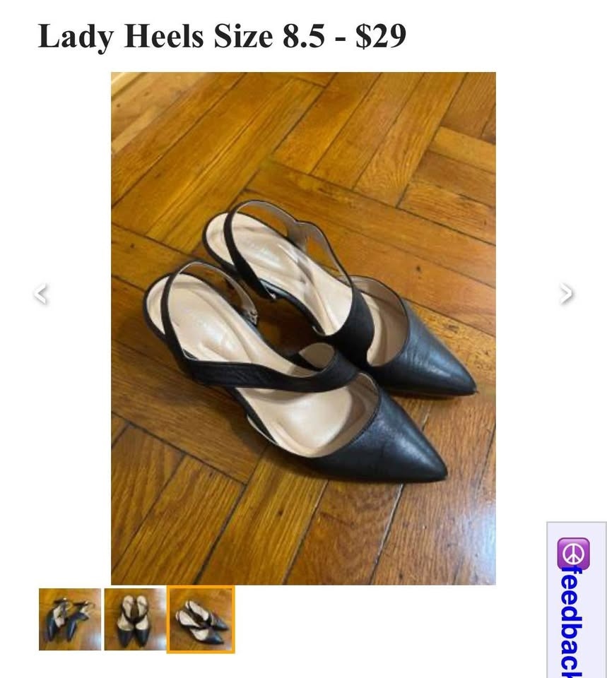 Lady Heels Size 8.5. 2nd use for sale - photo 2