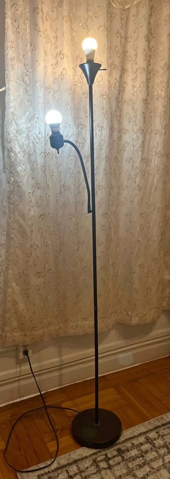 Floor Lamp and Reading Light, Modern Lighting used.