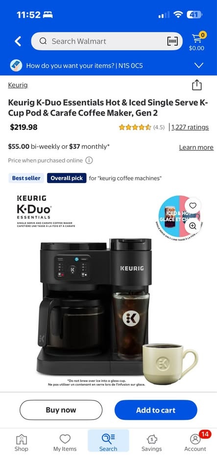 Keurig K-Duo Essentials Coffee Maker - photo 2