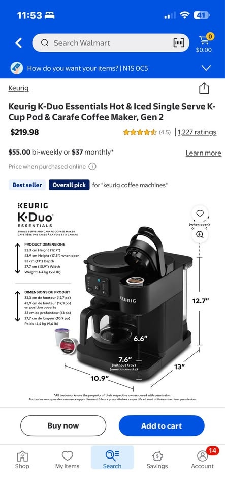 Keurig K-Duo Essentials Coffee Maker - photo 5